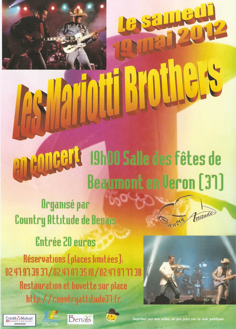 Affiche Mariotti Brothers petit format